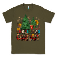 Army Green christmas cowboy Classic Tee - FaDigitalArtStudio