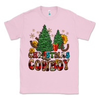 Bubblegum Pink christmas cowboy Classic Tee - FaDigitalArtStudio