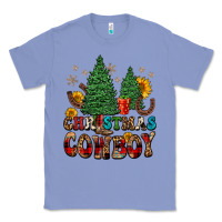 Colony Blue christmas cowboy Classic Tee - FaDigitalArtStudio