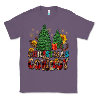 Lavender christmas cowboy Classic Tee - FaDigitalArtStudio