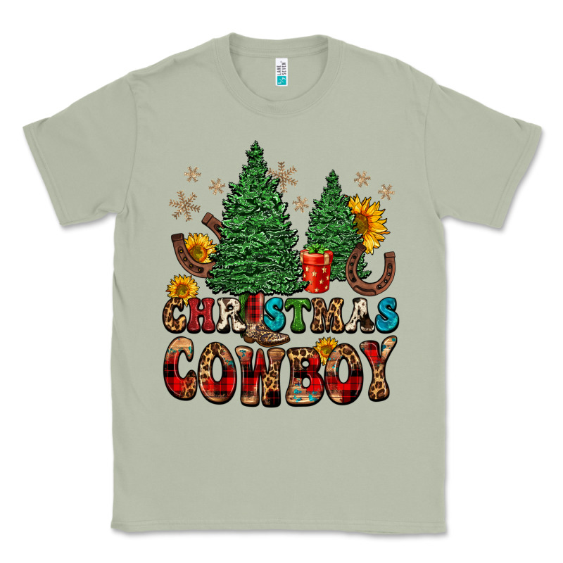 Christmas Cowboy Classic Tee by FaDigitalArtStudio | Teevron