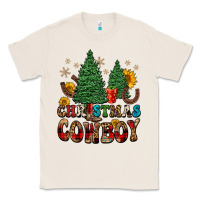 Natural christmas cowboy Classic Tee - FaDigitalArtStudio