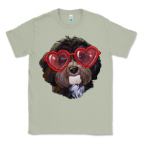 Matcha havanese dog with love glasses Classic Tee - RanaPortraitStore