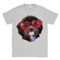 Moon Dust havanese dog with love glasses Classic Tee - RanaPortraitStore