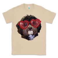 Mushroom havanese dog with love glasses Classic Tee - RanaPortraitStore