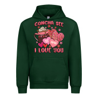 Forest Green concha see te amo  i love you Urban Hoodie - MaliasSmallBusiness