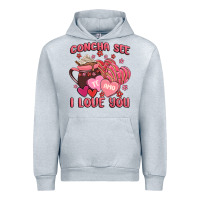 Heather Grey concha see te amo  i love you Urban Hoodie - MaliasSmallBusiness