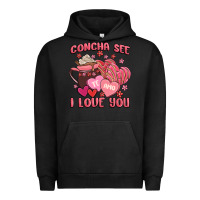 Pigment Black concha see te amo  i love you Urban Hoodie - MaliasSmallBusiness
