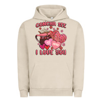 Pigment French Oak concha see te amo  i love you Urban Hoodie - MaliasSmallBusiness