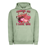 Pigment Oil Green concha see te amo  i love you Urban Hoodie - MaliasSmallBusiness