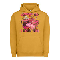 Pigment Peanut Butter concha see te amo  i love you Urban Hoodie - MaliasSmallBusiness