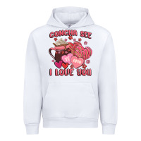 White concha see te amo  i love you Urban Hoodie - MaliasSmallBusiness