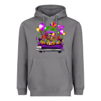 Storm mardi gras farm truck Heavyweight Hoodie - FaDigitalArtStudio