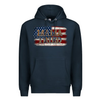 Navy Mama Tried Premium Hoodie - Jasminsmagicworld