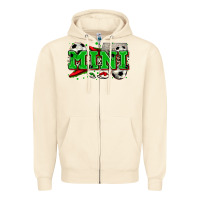Sandshell mini soccer Zipper Hoodie - Zillion Design Studio