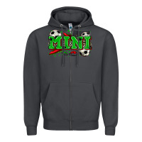 Smoke mini soccer Zipper Hoodie - Zillion Design Studio