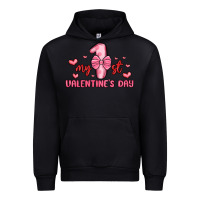 Black my first valentines day Urban Hoodie - MaliasSmallBusiness