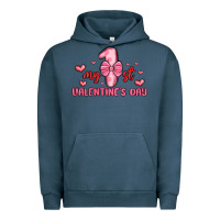 Pigment Midnight Navy my first valentines day Urban Hoodie - MaliasSmallBusiness