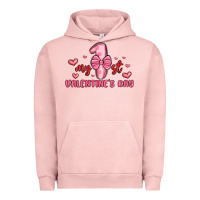Pigment Salmon my first valentines day Urban Hoodie - MaliasSmallBusiness