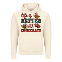 Vintage Artic life is better with chocolate Vintage Hoodie - AdoDesignShop