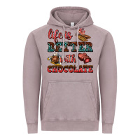 Vintage Zinc life is better with chocolate Vintage Hoodie - AdoDesignShop