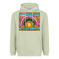 Matcha summer rainbow Heavyweight Hoodie - HRA Design Shop