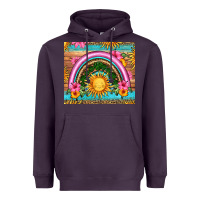 Plum summer rainbow Heavyweight Hoodie - HRA Design Shop
