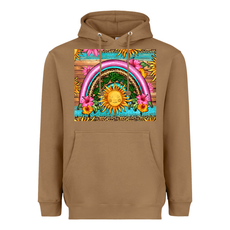 Summer Rainbow Heavyweight Hoodie by HRA Design Shop | Teevron