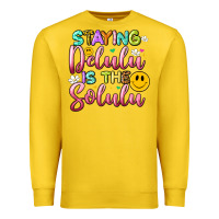 Lemon staying delulu is the solulu Premium Sweatshirt - Artiststas
