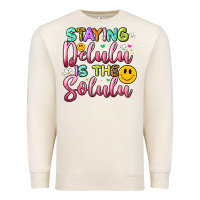 Sandshell staying delulu is the solulu Premium Sweatshirt - Artiststas