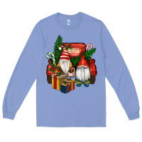 Colony Blue Christmas Truck And Gnome Long Sleeve Tee - RanaPortraitStore