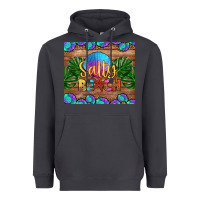 Smoke salty beach Heavyweight Hoodie - HRA Design Shop