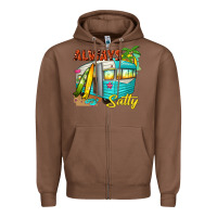 Chestnut always salty with caravan Zipper Hoodie - texasbilliewilder