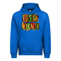 Cobalt one love juneteenth Urban Hoodie - MaliasSmallBusiness