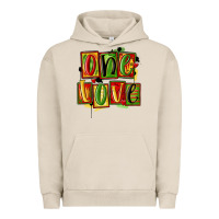 Pigment French Oak one love juneteenth Urban Hoodie - MaliasSmallBusiness