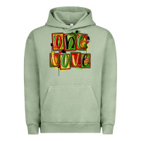 Pigment Oil Green one love juneteenth Urban Hoodie - MaliasSmallBusiness