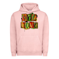 Pigment Salmon one love juneteenth Urban Hoodie - MaliasSmallBusiness