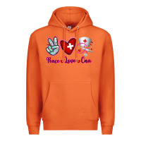 Carrot Peace Love Cna Premium Hoodie - RanaPortraitStore