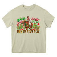 Mossy Giddy Up Jingle Horse Pick Up Your Feet Heavy Core Tee - CowhideDigitalArt