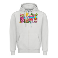 Dove Grey aloha coffe cups Zipper Hoodie - texasbilliewilder