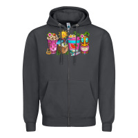 Aloha Coffe Cups Zipper Hoodie | Teevron