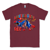 Burgundy Amerisaurus rex Classic Tee - texasbilliewilder