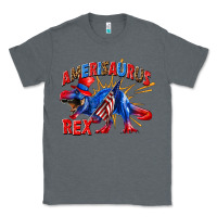 Charcoal Heather Amerisaurus rex Classic Tee - texasbilliewilder