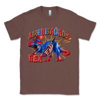 Chestnut Amerisaurus rex Classic Tee - texasbilliewilder