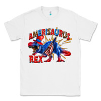 White Amerisaurus rex Classic Tee - texasbilliewilder