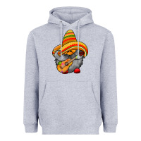 Heather Grey mexicon cute gnome Heavyweight Hoodie - RacoonDesign