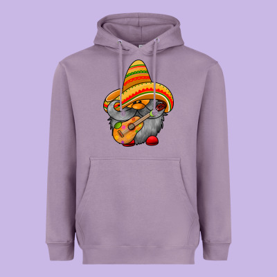 Mexicon Cute Gnome Heavyweight Hoodie Designed By Racoondesign