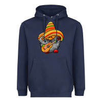 Navy mexicon cute gnome Heavyweight Hoodie - RacoonDesign