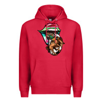 Cardinal Serape Cowboy Tongue Premium Hoodie - Jasminsmagicworld