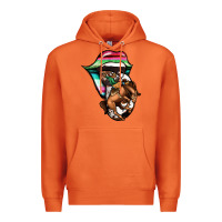 Carrot Serape Cowboy Tongue Premium Hoodie - Jasminsmagicworld